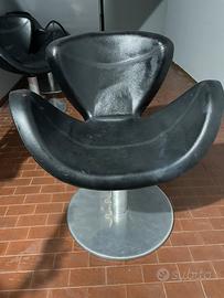 Poltrone girevoli in pelle