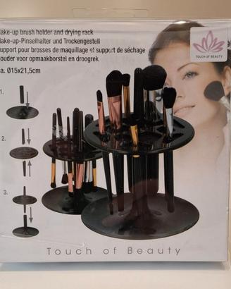 Supporto asciuga pennelli da trucco