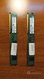 8 gb (4+4) RAM ddr 3 DIMM Kingston