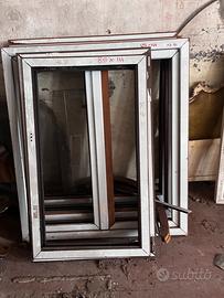 Serramento pvc no vetro - pellicolato