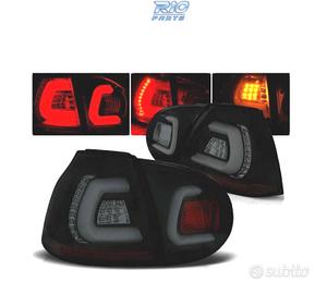 FANALI VOLKSWAGEN VW GOLF 5 03-09 BAR LED NERO FUM