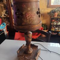 lampada italiana fatta a mano, dipinta a mano
