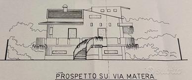 Villa indipendente da completare Via Matera, 22