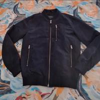 Giubbotto uomo bomber blu, taglia S
