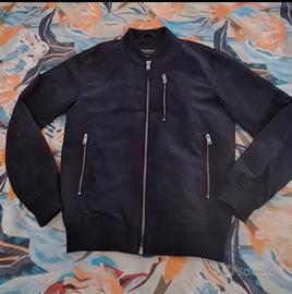 Giubbotto uomo bomber blu, taglia S