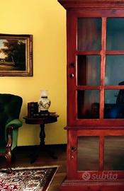 Mobile Libreria Vintage Stile Coloniale