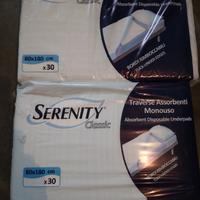 traverse assorbenti 80 x 180 cm, (2 x30 pezzi) 