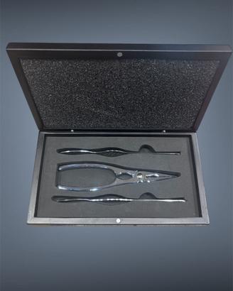 Set crostacei nuovo con cofanetto