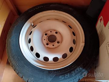  cerchi in ferro per fiat 500 anno 2008 