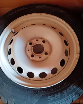  cerchi in ferro per fiat 500 anno 2008 