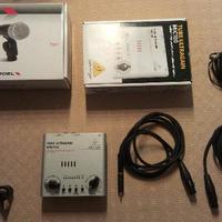 Microfono PROEL DM1 + PreAmpli BEHRINGER MIC100