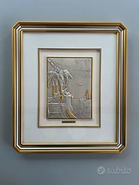 Quadro vintage in argento 925