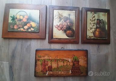 4 piccoli quadri (natura morta)