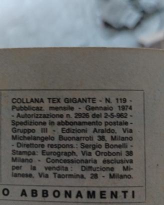 Fumetti TEX & DIABOLIK