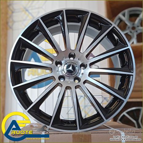 4 cerchi in lega da 17 mercedes classe a b c e cla