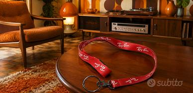 Cordino Lanyard Originale Ray-Ban Rosso 50 cm