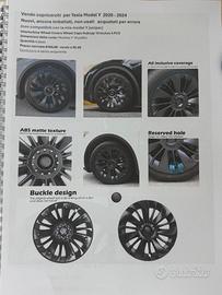 copricerchi per Tesla model Y