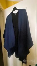 Scialle bicolore in lana