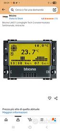 cronotermostato settimanale TICINO L4451