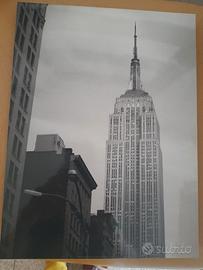 Set di 9 immagini di  New York IKEA tono grigio