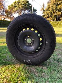 Cerchi acciaio + gomme termiche 215/65 R16 Qashqai