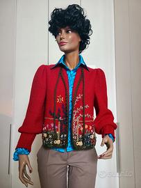 Maglione cottage fatto a mano