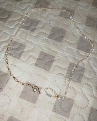 Collana Swarovski e girocollo