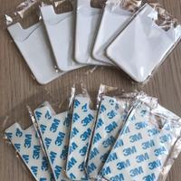 Lotto 10 Cover Tasca Portacarte smartphone bianco