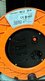 prolunga elettrica avvolgicavo