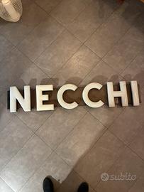 Insegna Luminosa Vintage NECCHI