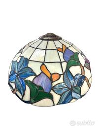 Paralume in vetro colorato stile Tiffany 39 cm