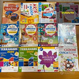 Lotto 19 Libri Scuola Elementare Varie Materie