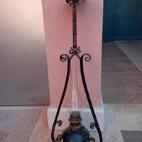 lampadario in ferro battuto 