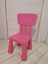 Sedia Rosa Ikea tavolo bambini