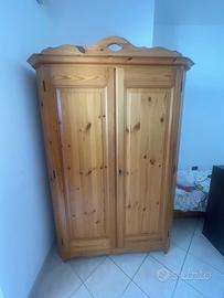 Armadio 2 ante in legno