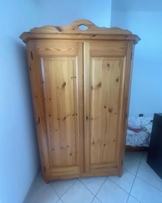 Armadio 2 ante in legno