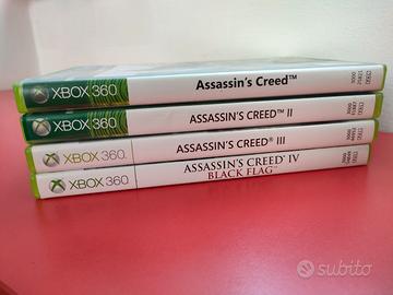 Assassin's Creed dall' 1 al 4 per xbox