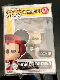 Funko pop Disney Gamer Mickey #471 Exclusive Raro