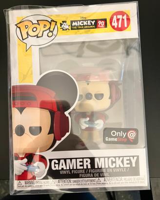Funko pop Disney Gamer Mickey #471 Exclusive Raro
