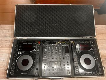 PIONEER CDJ 900 più MIXER DJM800
