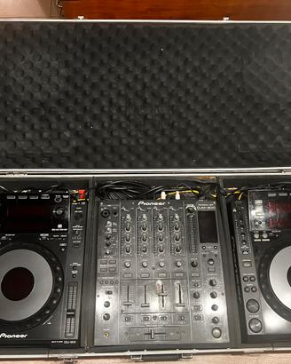 PIONEER CDJ 900 più MIXER DJM800