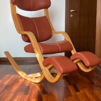 Poltrona in pelle Gravity Balans by Varier