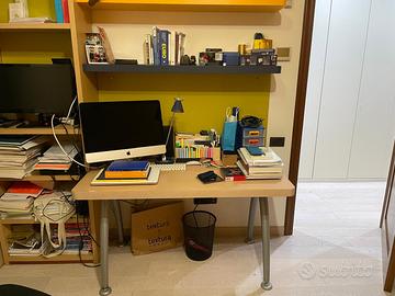Libreria+scrivania +2 mensole+comodino