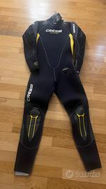 Muta semistagna Cressi Atlantis 7 mm uomo