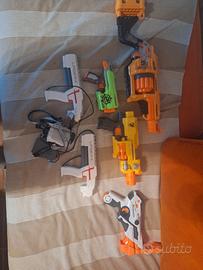 lotto pistole nerf e laser x