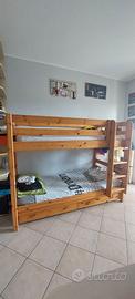 Letto a castello FLEXA Classic originale – pino