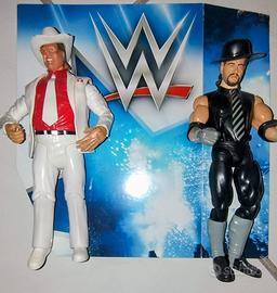 wwe wrestling action figure personaggi lotta