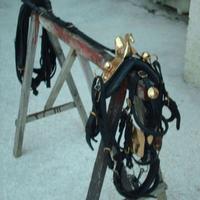 Finimento Per Pony in cuoio CUCITO A MANO 