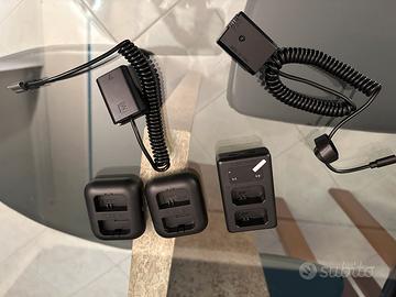 Per Sony alpha/ZV 2 batterie fittizie 3 car 6 batt