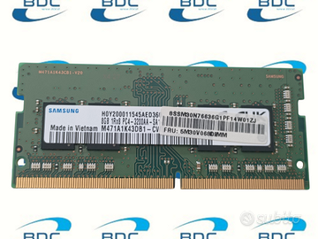 Ram Memoria 8gb 1x8gb ddr4 sodimm Samsung M471A1K4